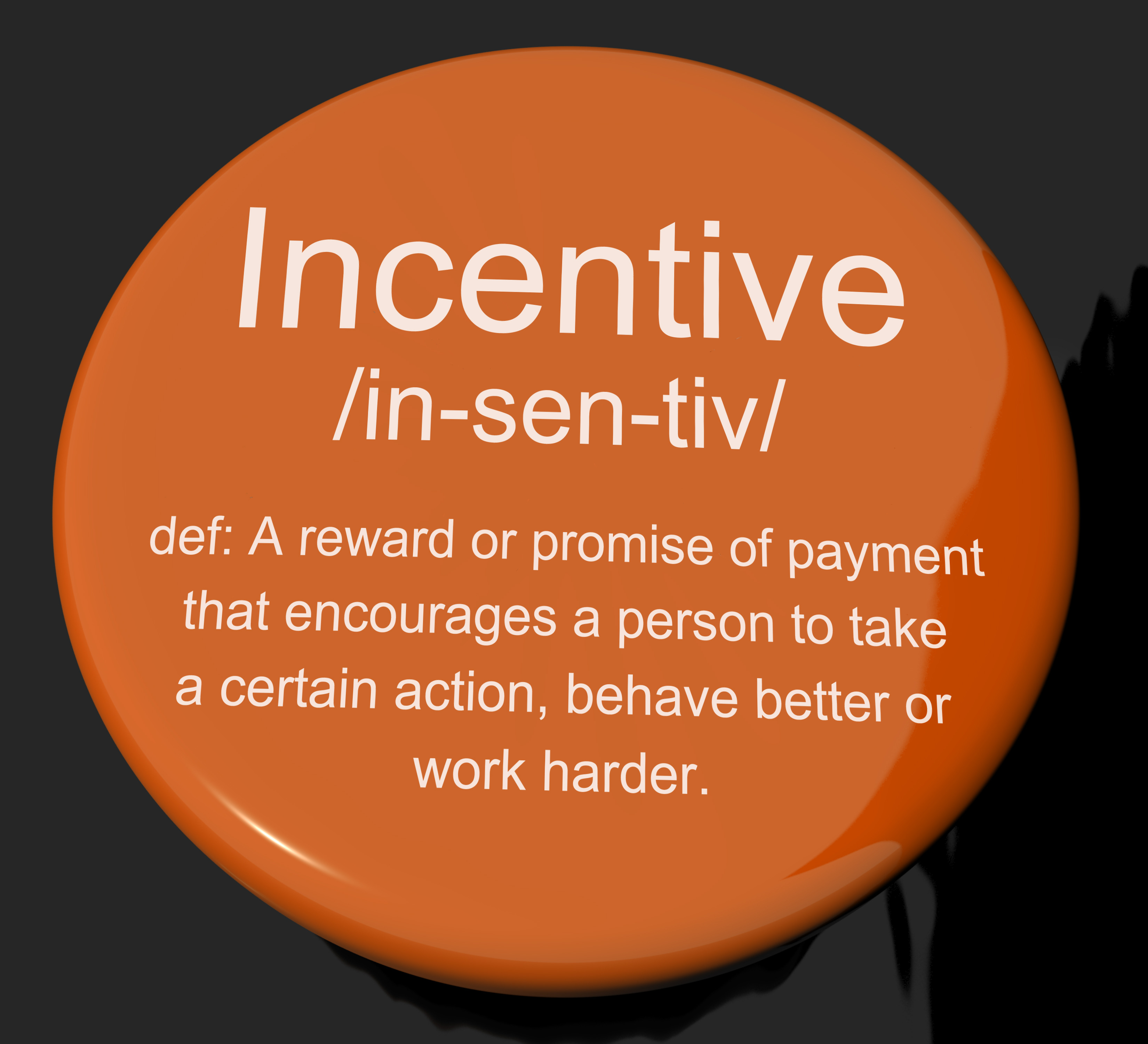 incentive-definition-button-showing-encouragement-enticing-and